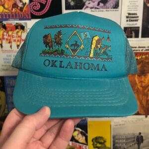 Oklahoma Graphic Teal Hat